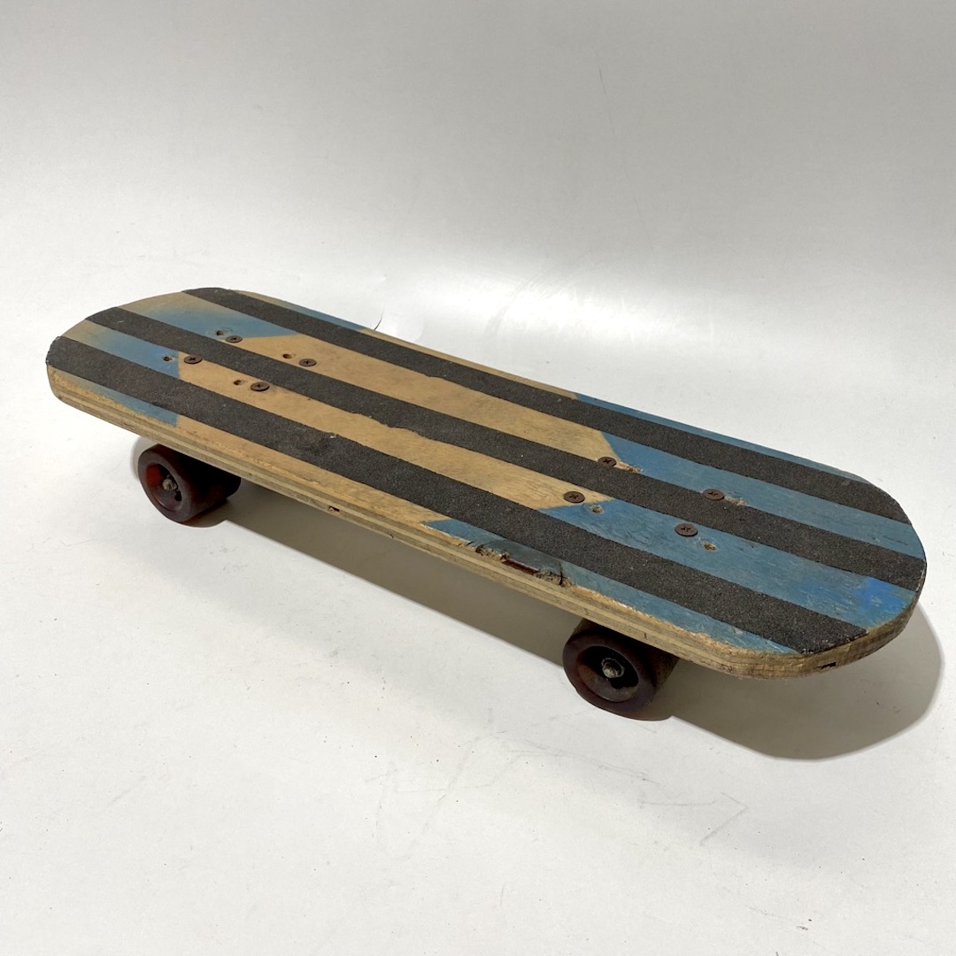 SKATEBOARD, (Small) Blue Black Stripe